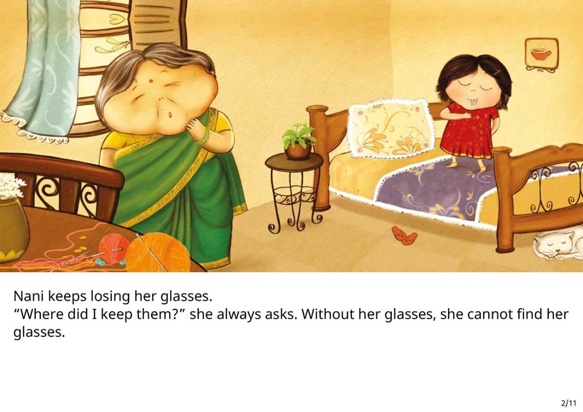 Truyện thai giáo tiếng Anh (Thai giáo ngoại ngữ): Grandma’s Glasses
