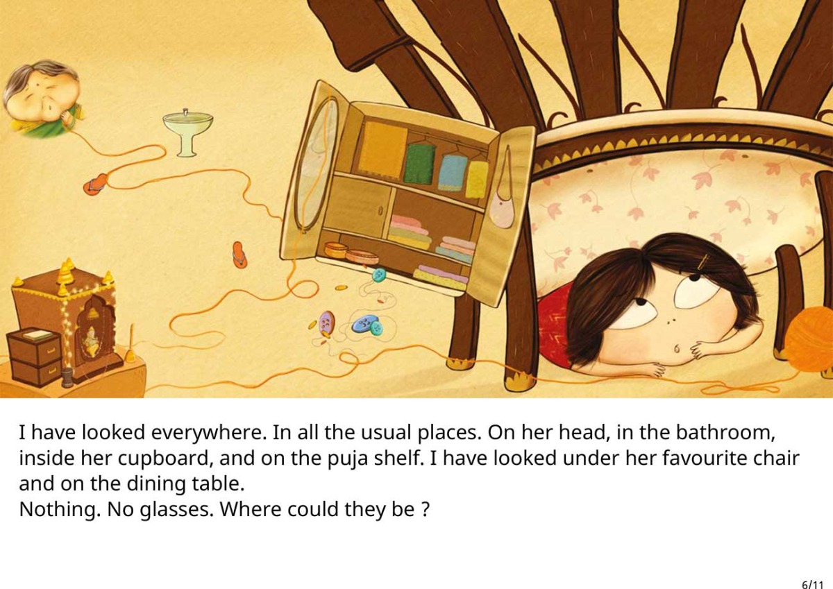 Truyện thai giáo tiếng Anh (Thai giáo ngoại ngữ): Grandma’s Glasses