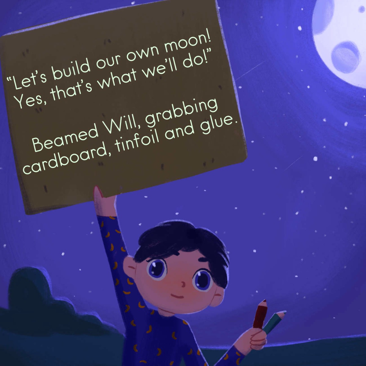 Truyện thai giáo tiếng Anh (Thai giáo ngoại ngữ): Catch A Moon