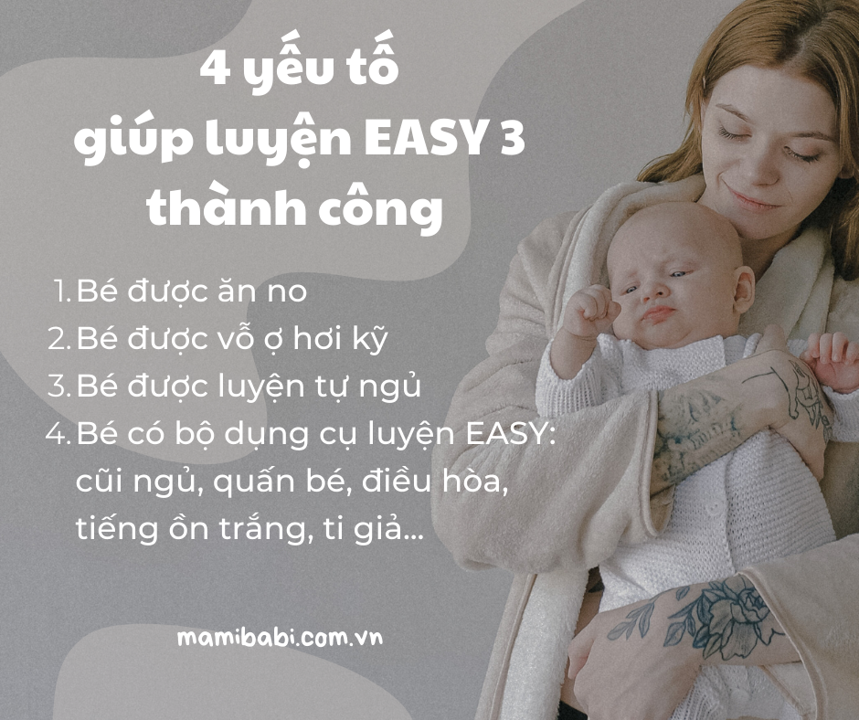 Lịch sinh hoạt theo EASY 3: Lịch “đầu đời” giúp bé sơ sinh ăn ngủ tốt, hết quấy khóc