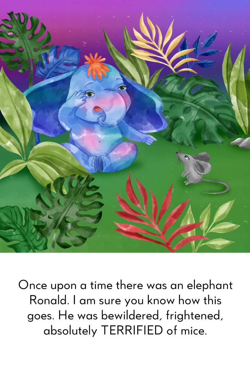 Truyện thai giáo tiếng Anh (Thai giáo ngoại ngữ): The Elephant Who Cried Mouse!