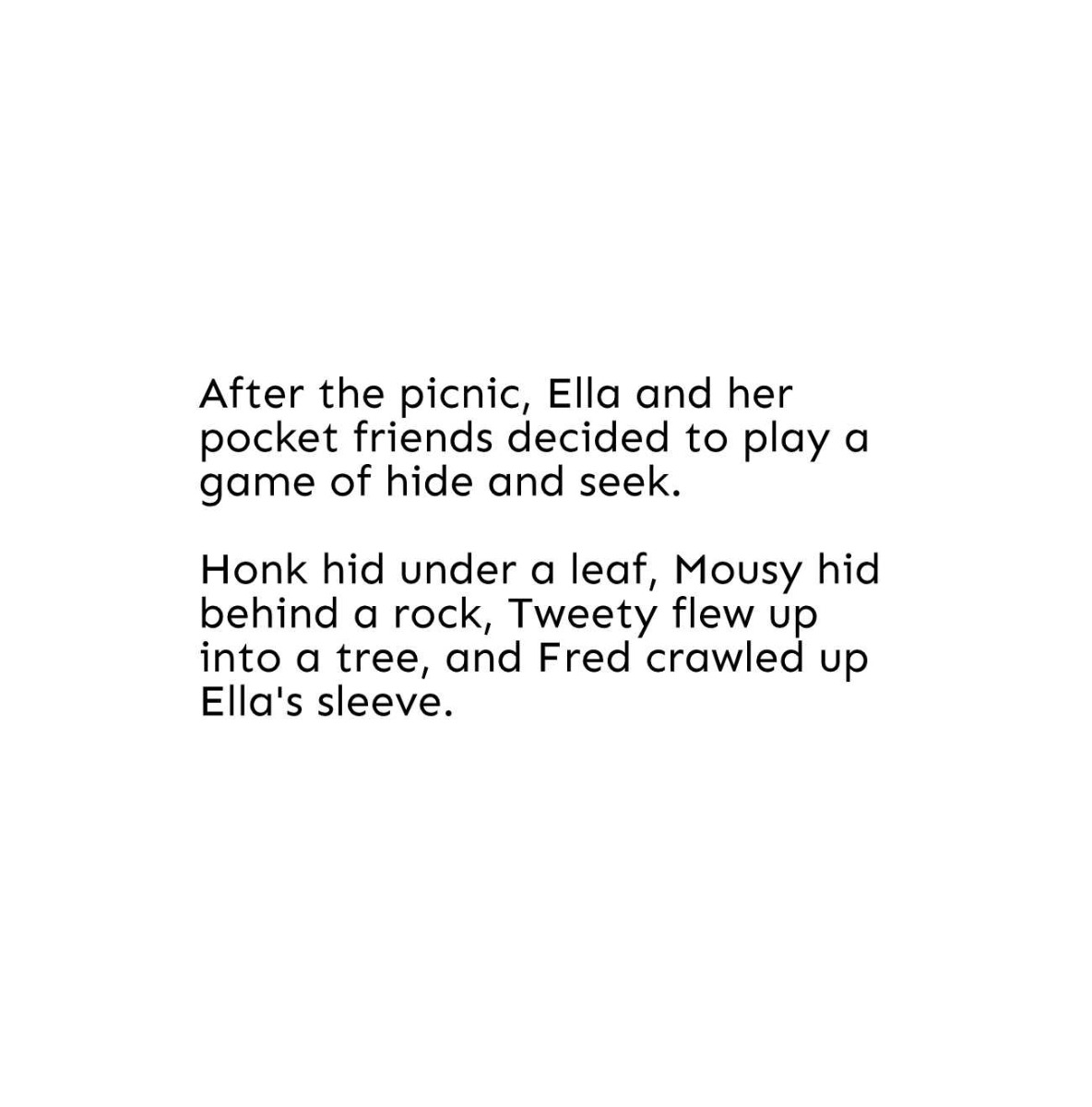 Truyện thai giáo tiếng Anh (Thai giáo ngoại ngữ): Ella’s Pocket Friends