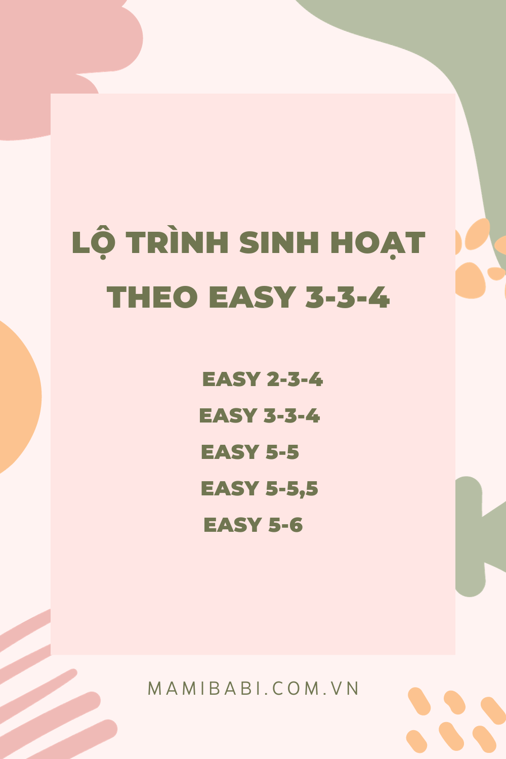 Lịch sinh hoạt EASY 3-3-4 cho bé 9 - 15 tháng phát triển tốt nhất