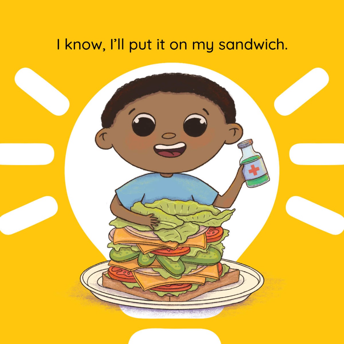 Truyện thai giáo tiếng Anh (Thai giáo ngoại ngữ): Alex’s Super Medicine