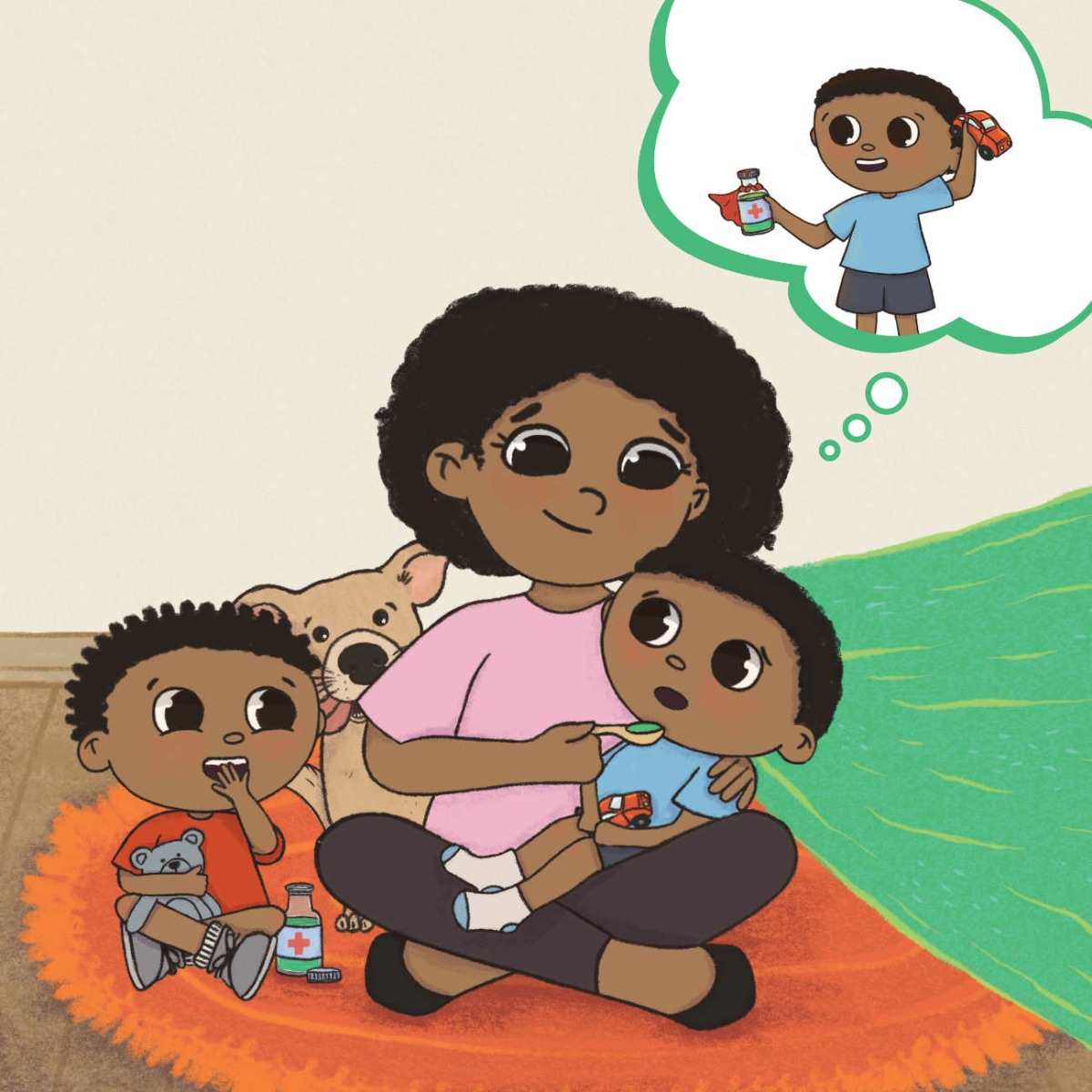 Truyện thai giáo tiếng Anh (Thai giáo ngoại ngữ): Alex’s Super Medicine