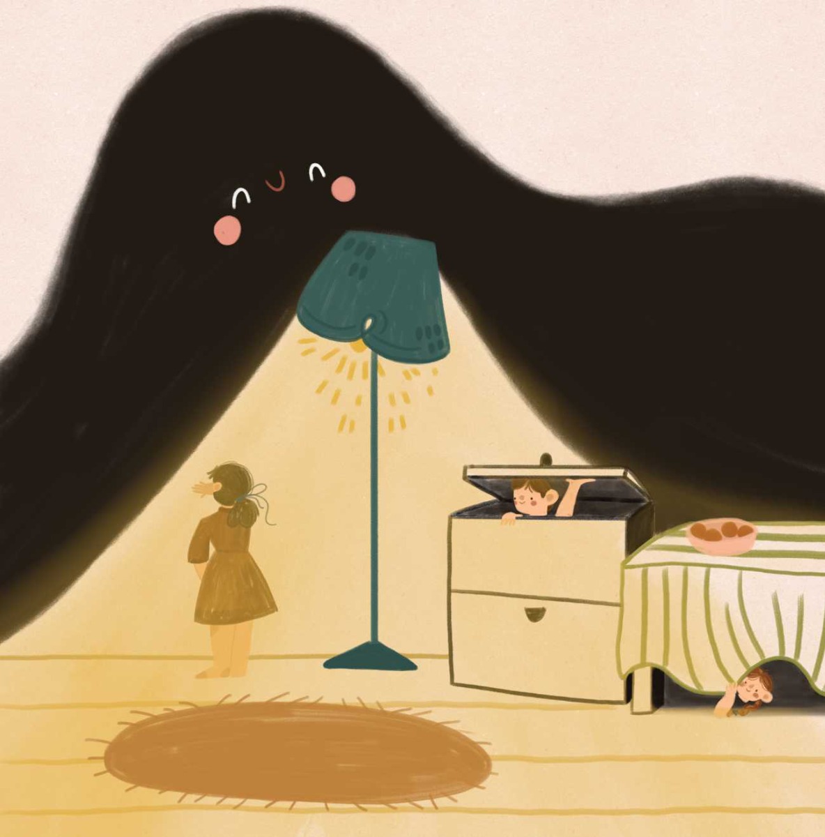 Truyện thai giáo tiếng Anh (Thai giáo ngoại ngữ): The Dark is Friendly