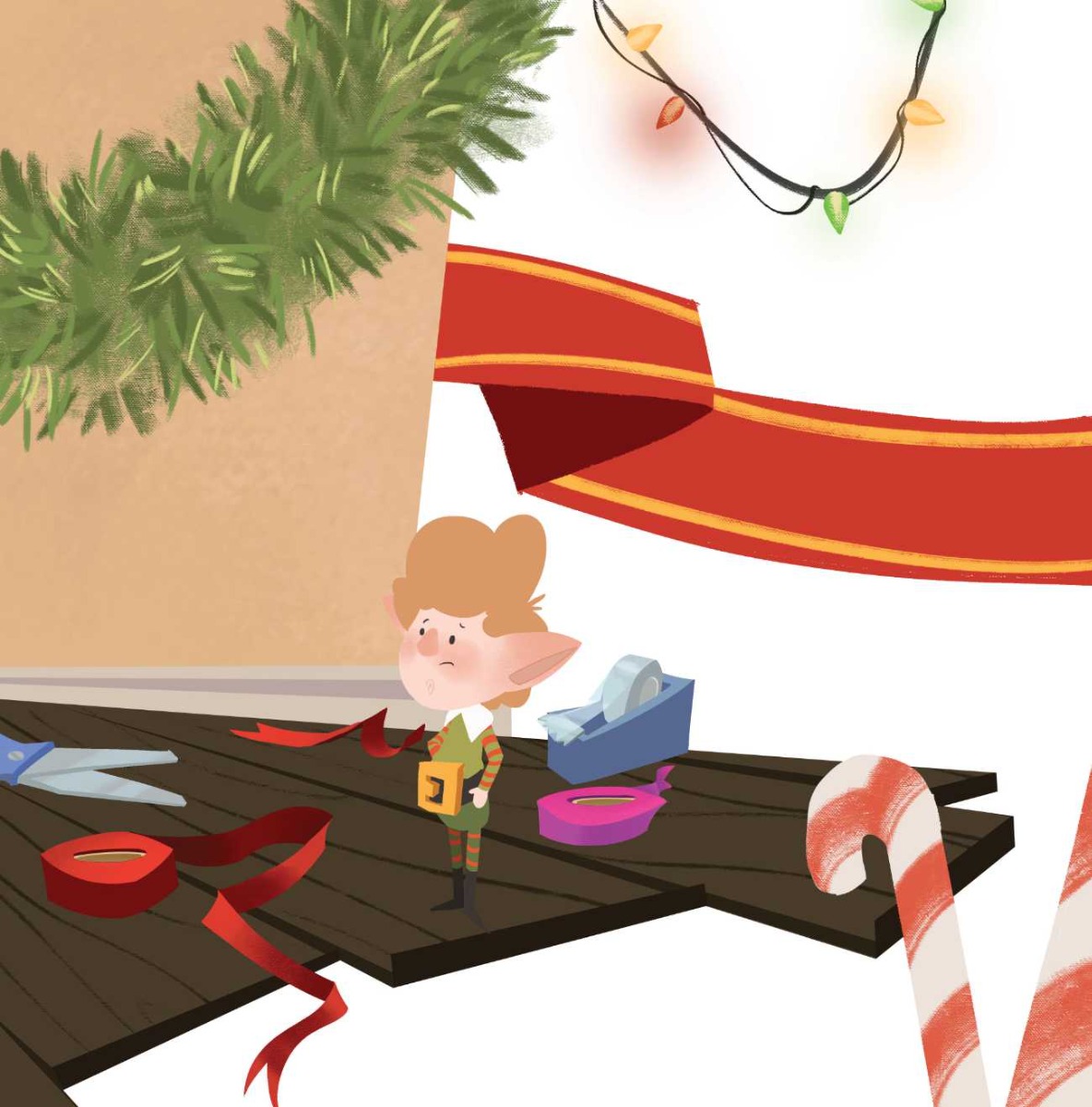 Truyện thai giáo tiếng Anh (Thai giáo ngoại ngữ): Tiny the Christmas Elf