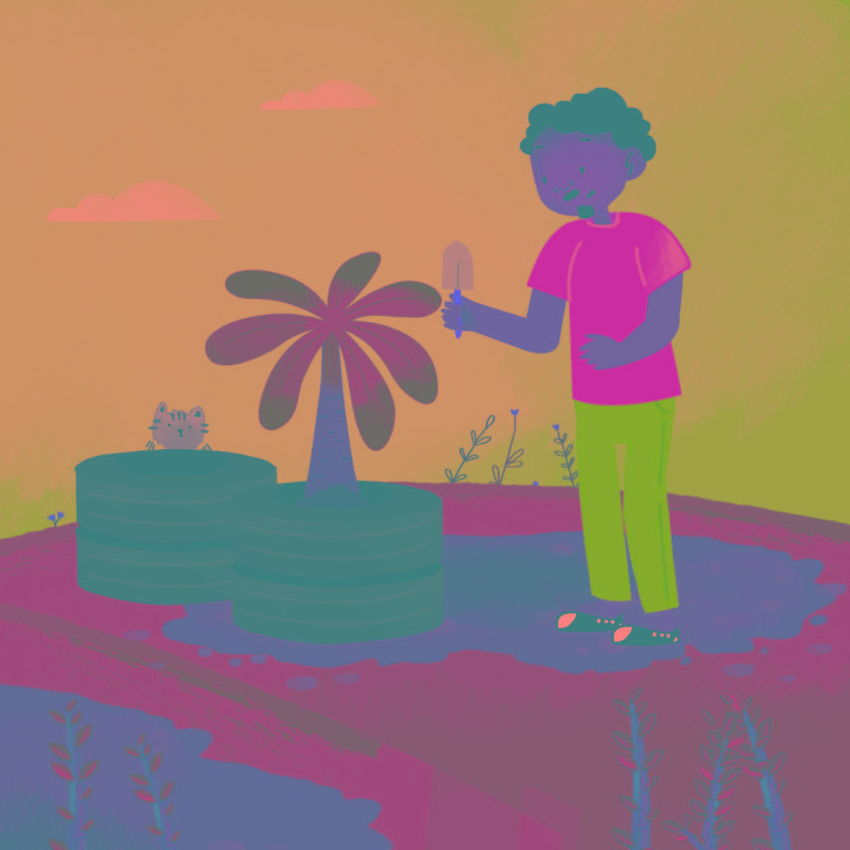 Truyện thai giáo tiếng Anh (Thai giáo ngoại ngữ): My Little Garden