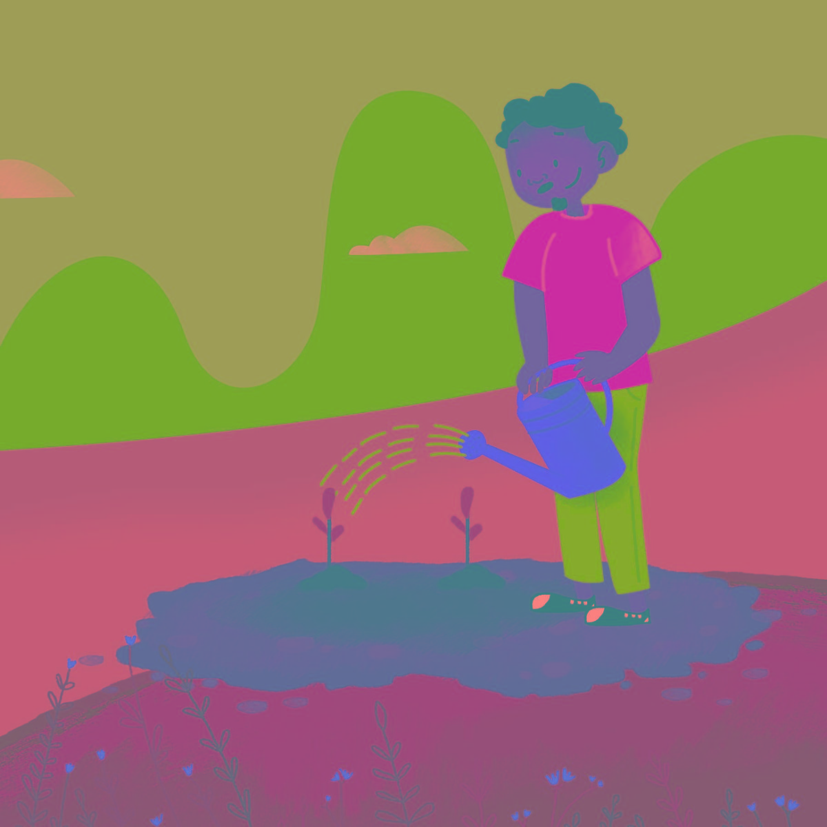 Truyện thai giáo tiếng Anh (Thai giáo ngoại ngữ): My Little Garden