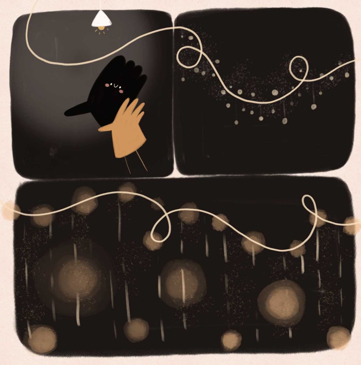 Truyện thai giáo tiếng Anh (Thai giáo ngoại ngữ): The Dark is Friendly