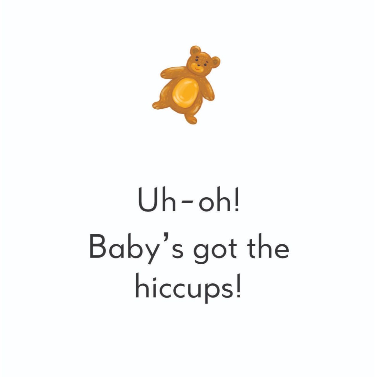 Truyện thai giáo tiếng Anh (Thai giáo ngoại ngữ): Baby’s Got The Hiccups