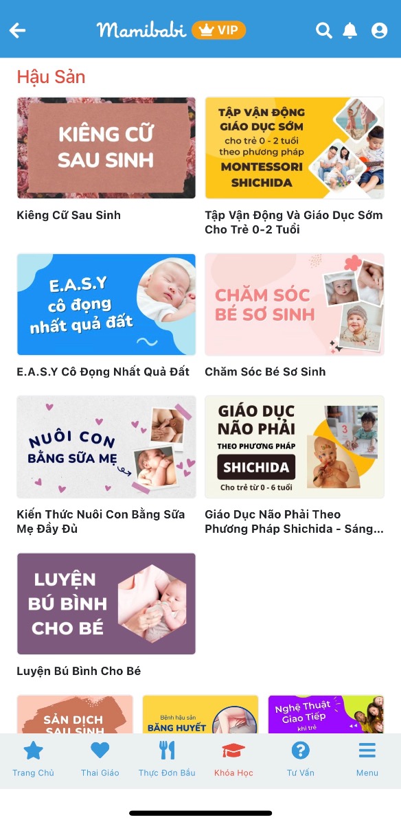 Mọi câu hỏi về mang thai và nuôi con bạn gửi đến sẽ đều được Mamibabi giải đáp.

Mamibabi đã có sẵn hơn 20 khoá học về tiền sản và hậu sản giúp bạn sinh con an toàn và an tâm làm mẹ

Tiền sản https://mamibabi.com.vn/khoa-hoc?mode=0&cate=13 

Hậu sản https://mamibabi.com.vn/khoa-hoc?mode=0&cate=14

-------------------------------------

Mamibabi là ứng dụng thai giáo, luyện EASY và giáo dục sớm duy nhất tại Việt Nam được sáng lập bởi tác giả Phạm Ngọc Thắng – tác giả của cuốn sách “Rủ chồng thai giáo” với phương châm “chi phí tốt nhất – quyền lợi nhiều nhất”. Mẹ chỉ cần đăng ký tài khoản “VIP Mom trọn đời” giá 899,000đ và nhận được các quyền lợi sau: 

+ Được tư vấn 1:1 mọi câu hỏi về mang thai và nuôi con https://mamibabi.com.vn/community 
+ Học 80 khóa học ngắn về mang thai https://mamibabi.com.vn/khoa-hoc?mode=1
+ Học 40 khóa học ngắn về chăm sóc trẻ sơ sinh và nuôi con https://mamibabi.com.vn/khoa-hoc?mode=2