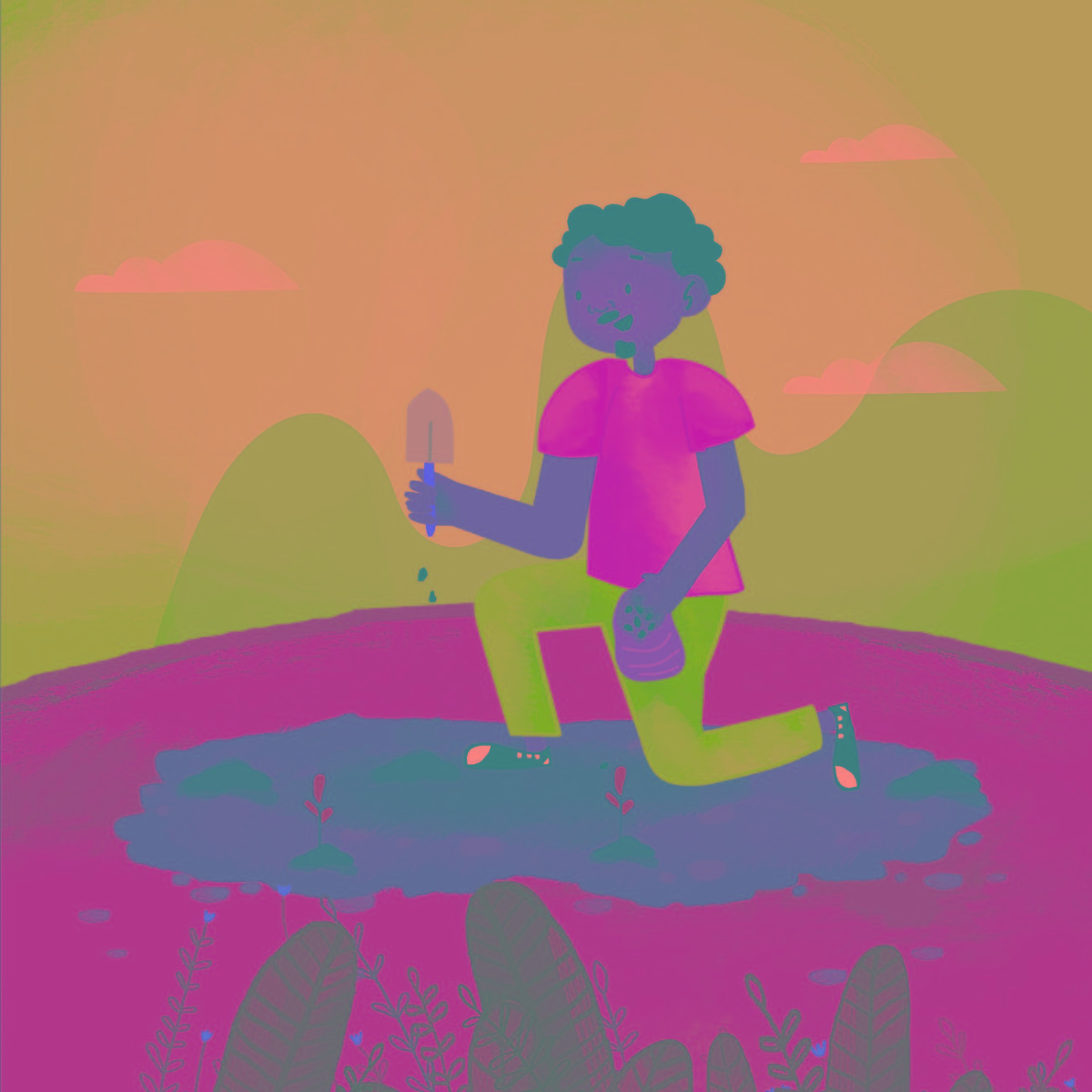 Truyện thai giáo tiếng Anh (Thai giáo ngoại ngữ): My Little Garden