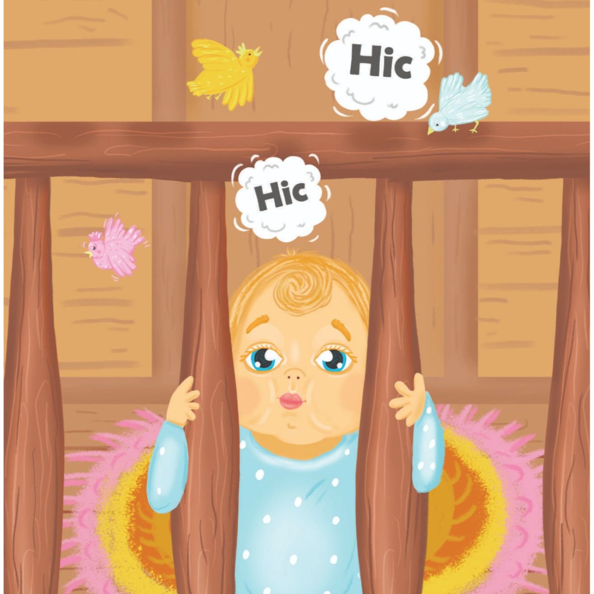 Truyện thai giáo tiếng Anh (Thai giáo ngoại ngữ): Baby’s Got The Hiccups