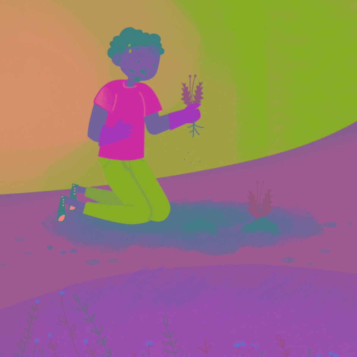 Truyện thai giáo tiếng Anh (Thai giáo ngoại ngữ): My Little Garden