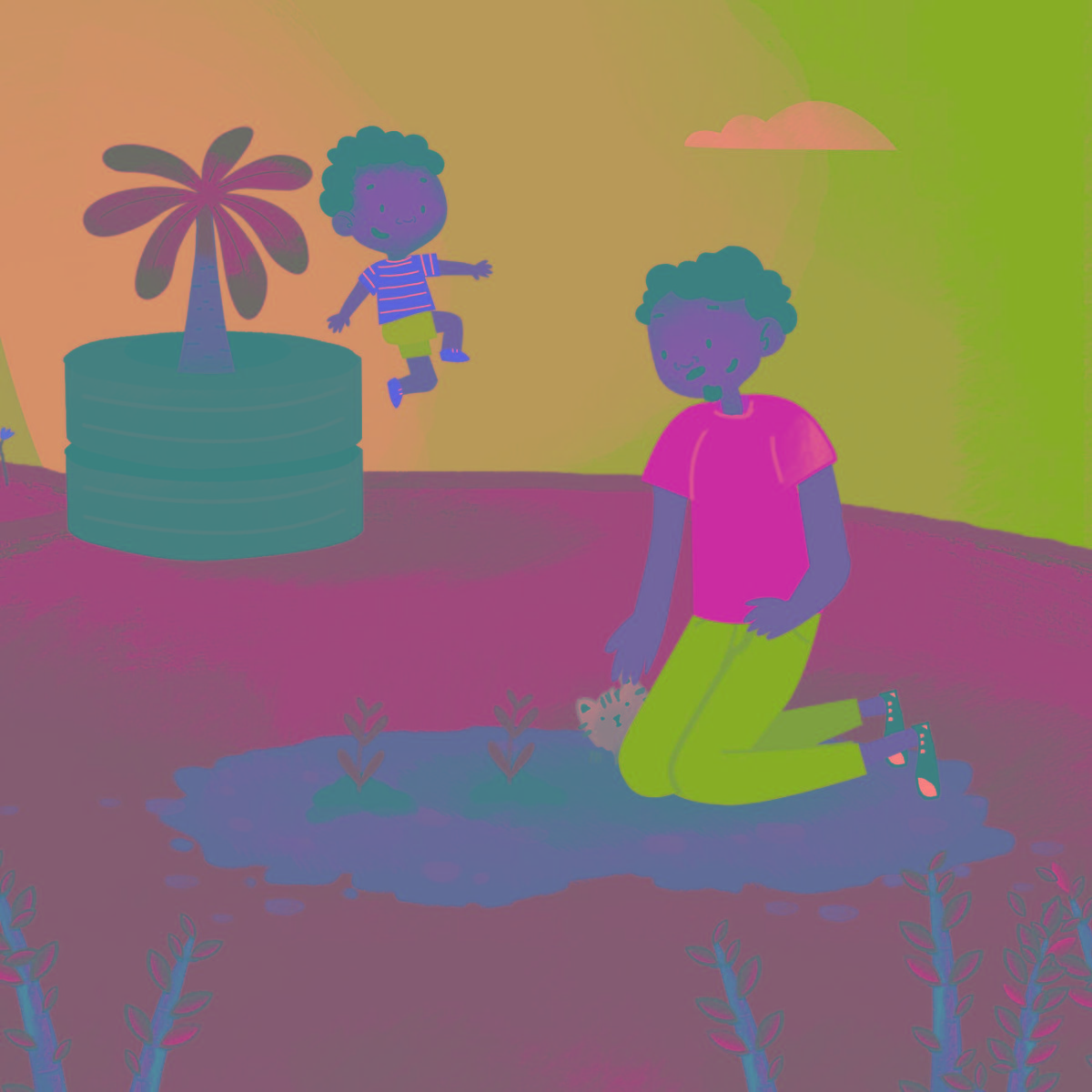 Truyện thai giáo tiếng Anh (Thai giáo ngoại ngữ): My Little Garden