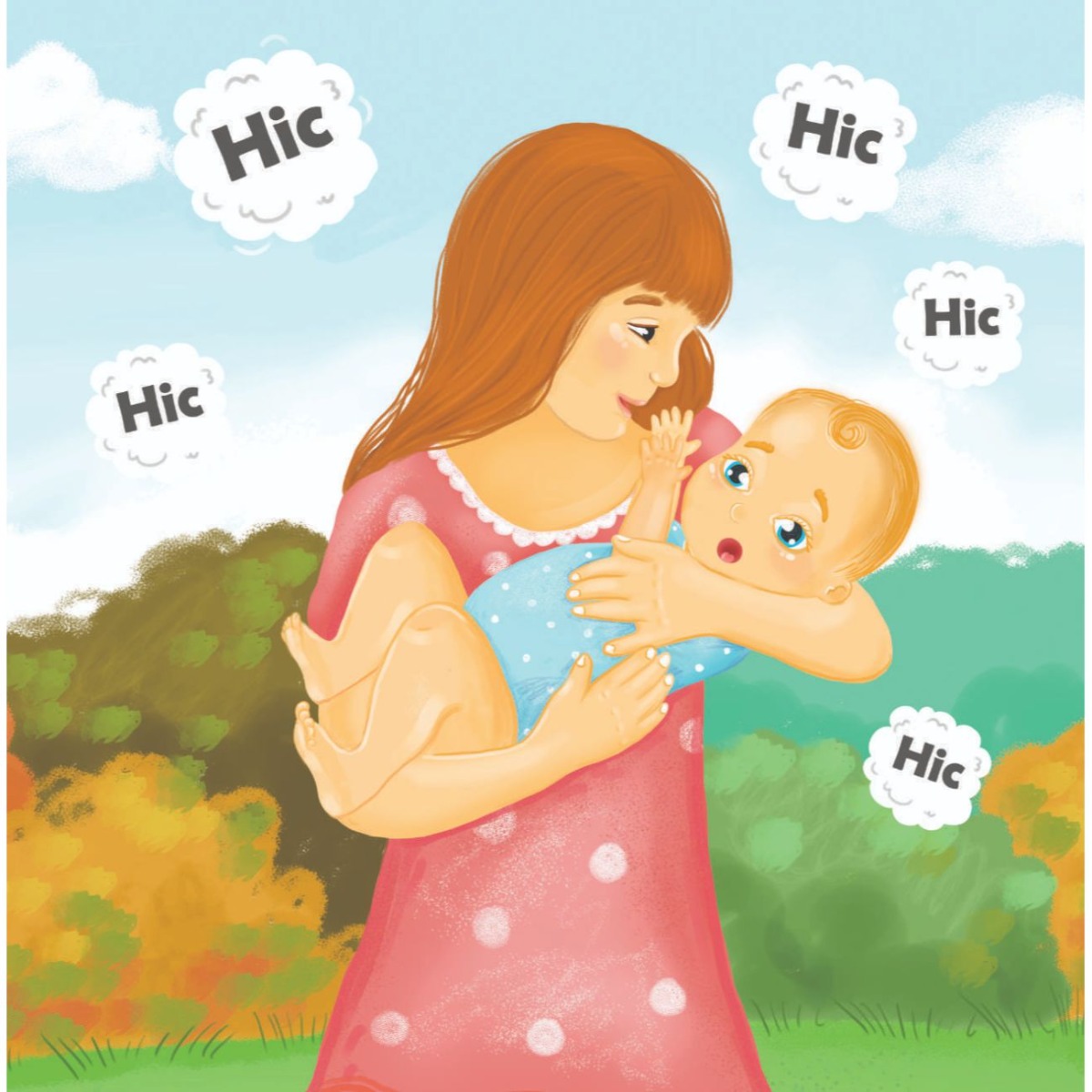 Truyện thai giáo tiếng Anh (Thai giáo ngoại ngữ): Baby’s Got The Hiccups