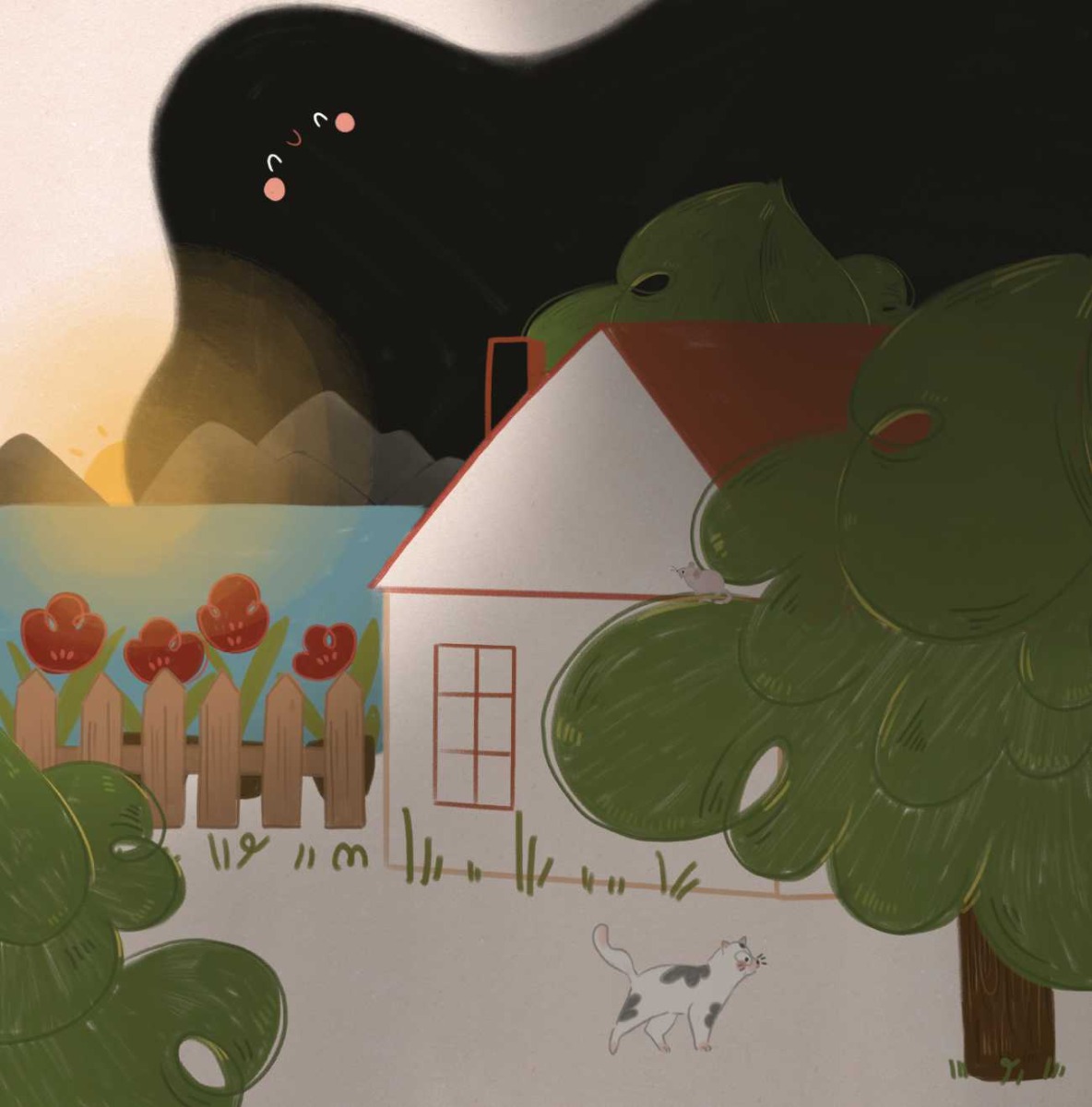 Truyện thai giáo tiếng Anh (Thai giáo ngoại ngữ): The Dark is Friendly