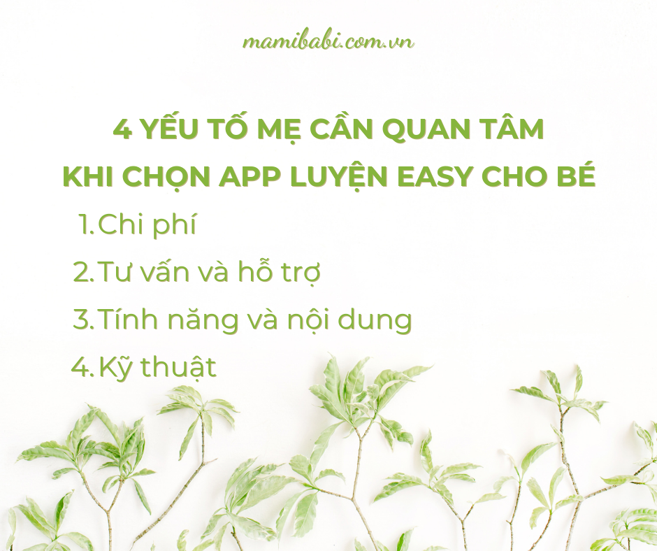 Mách mẹ cách chọn app luyện EASY cho bé phù hợp nhất