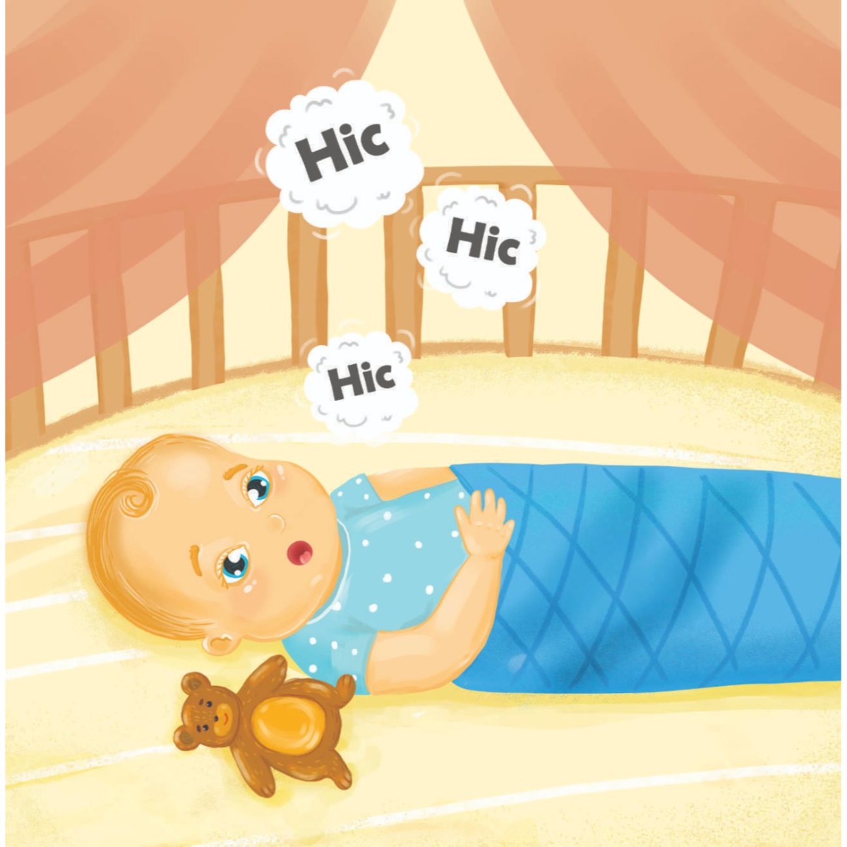 Truyện thai giáo tiếng Anh (Thai giáo ngoại ngữ): Baby’s Got The Hiccups
