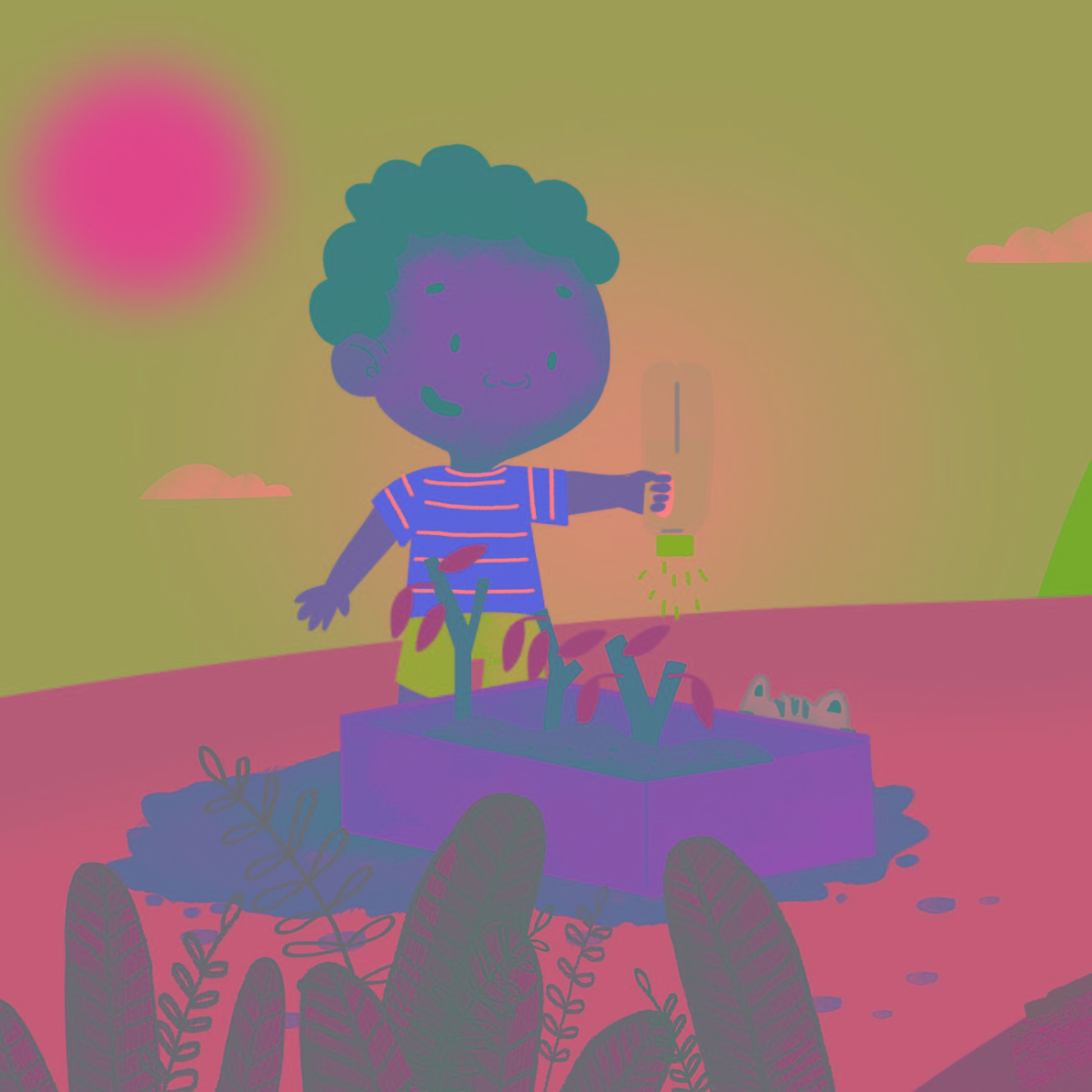 Truyện thai giáo tiếng Anh (Thai giáo ngoại ngữ): My Little Garden