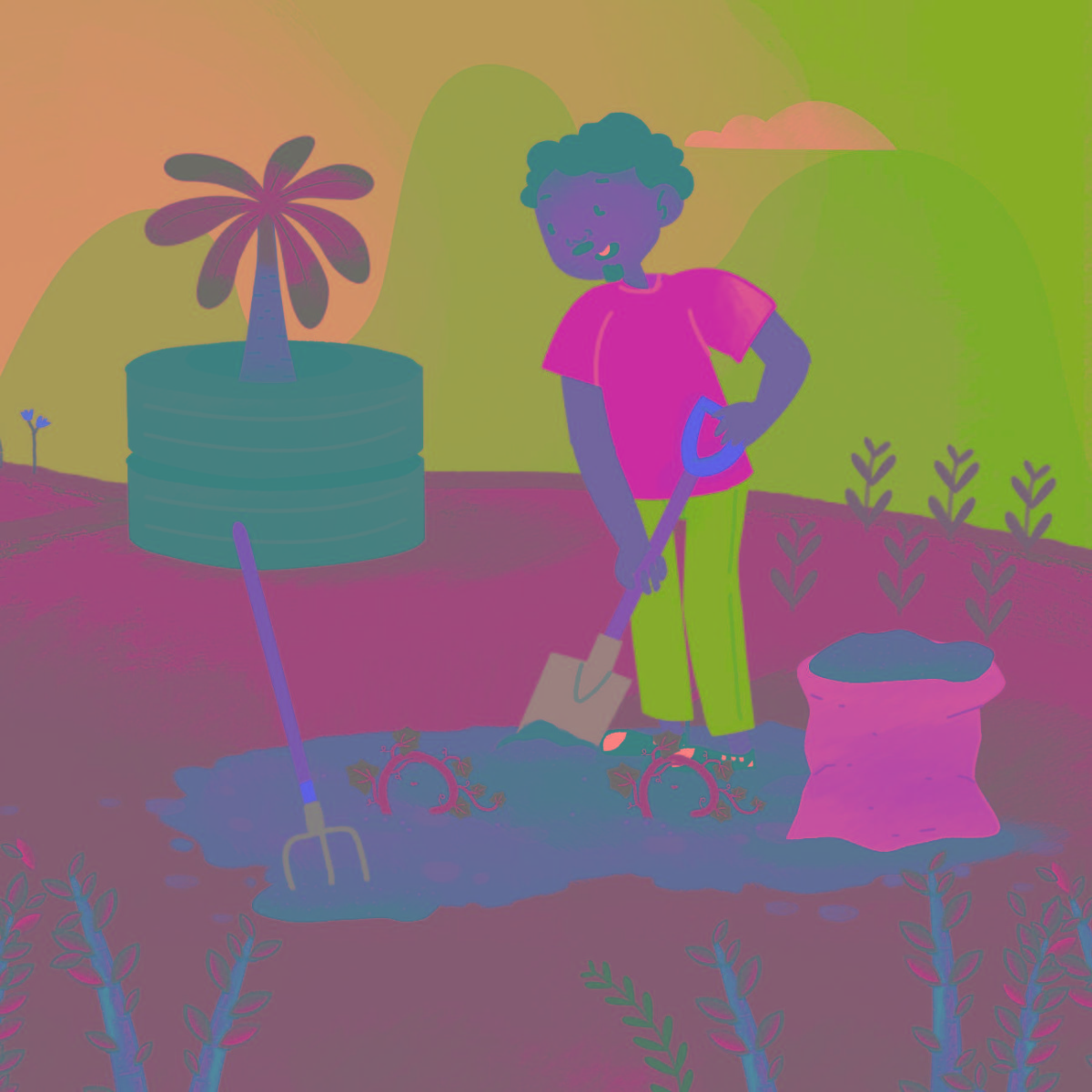 Truyện thai giáo tiếng Anh (Thai giáo ngoại ngữ): My Little Garden