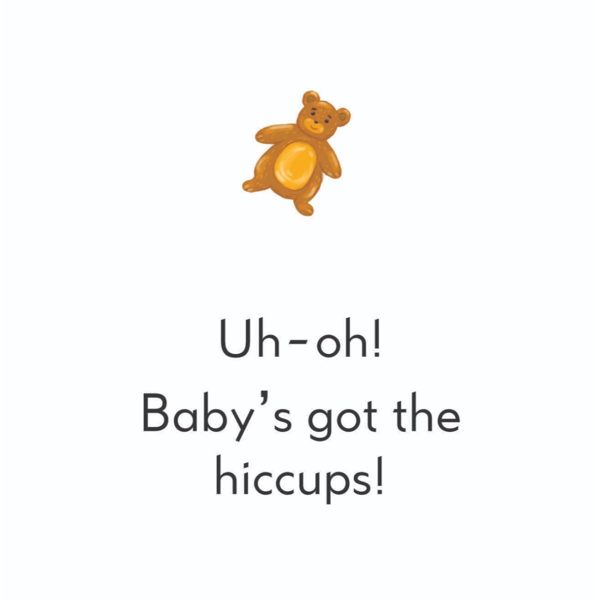 Truyện thai giáo tiếng Anh (Thai giáo ngoại ngữ): Baby’s Got The Hiccups