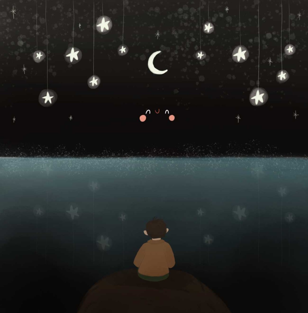 Truyện thai giáo tiếng Anh (Thai giáo ngoại ngữ): The Dark is Friendly