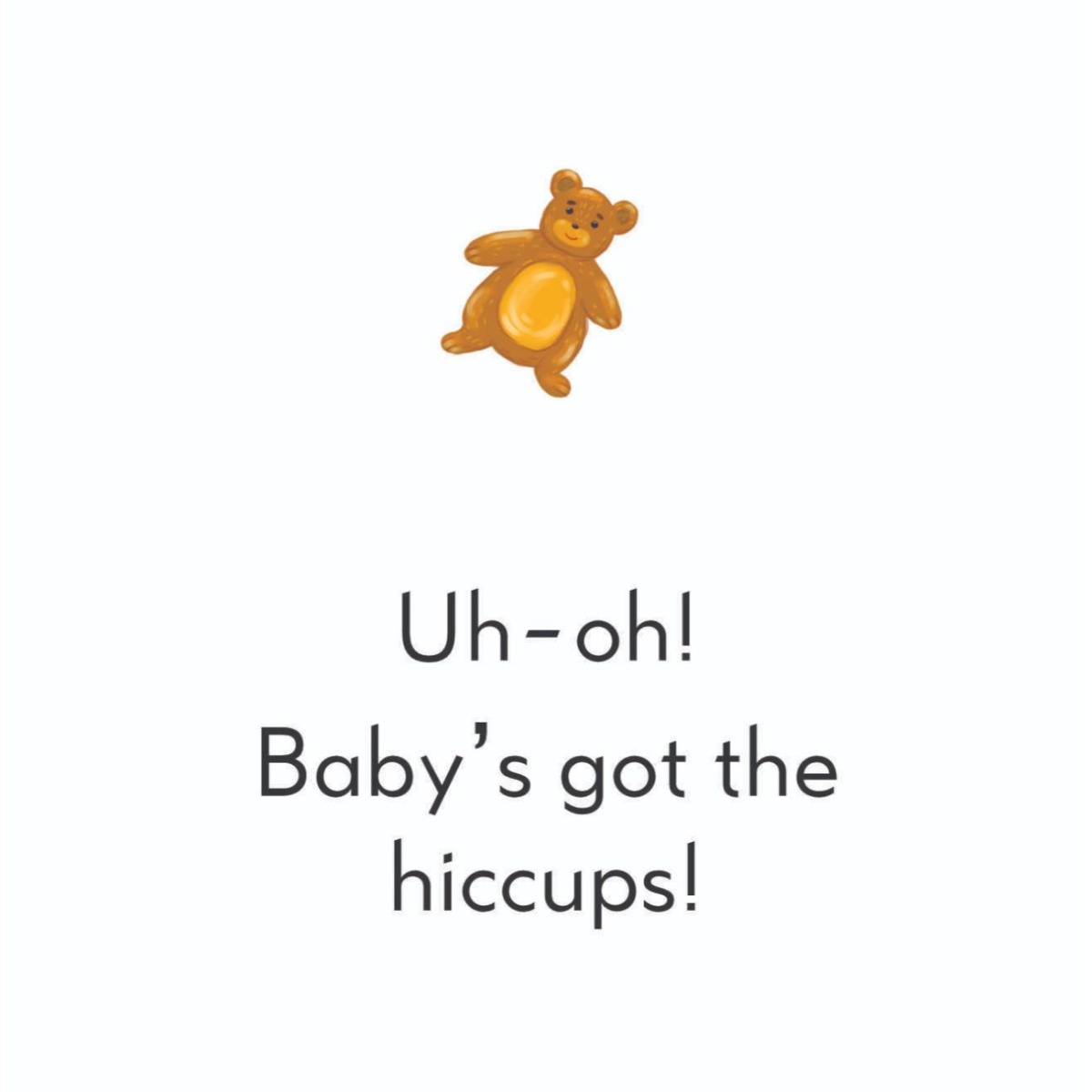 Truyện thai giáo tiếng Anh (Thai giáo ngoại ngữ): Baby’s Got The Hiccups
