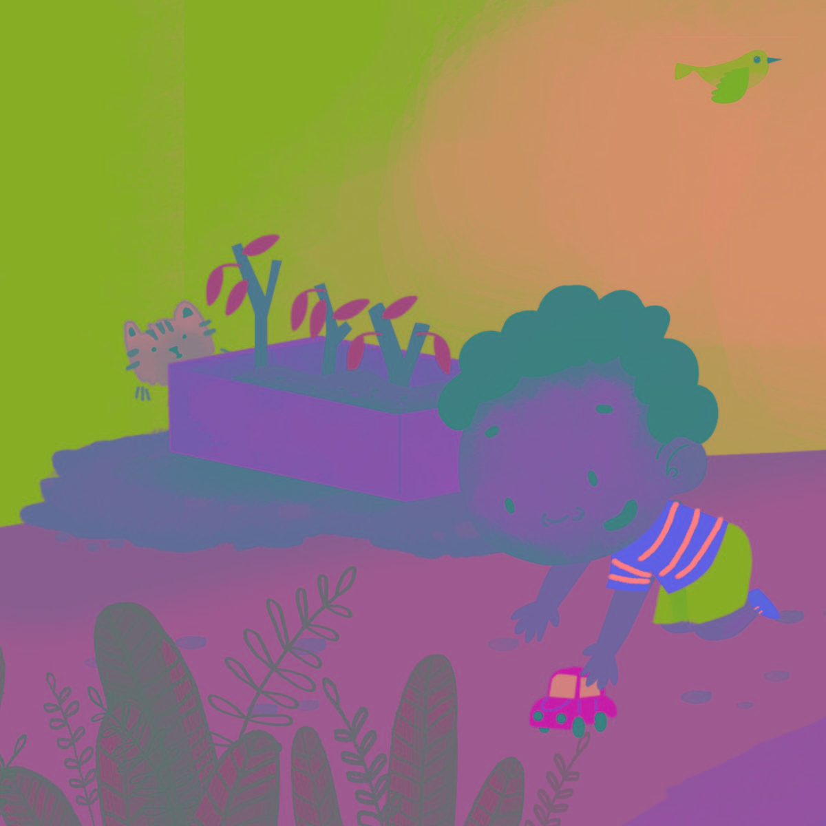 Truyện thai giáo tiếng Anh (Thai giáo ngoại ngữ): My Little Garden