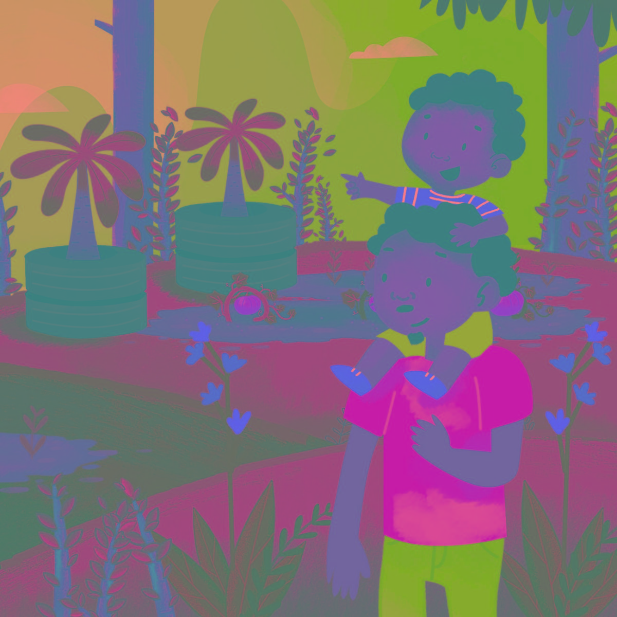 Truyện thai giáo tiếng Anh (Thai giáo ngoại ngữ): My Little Garden