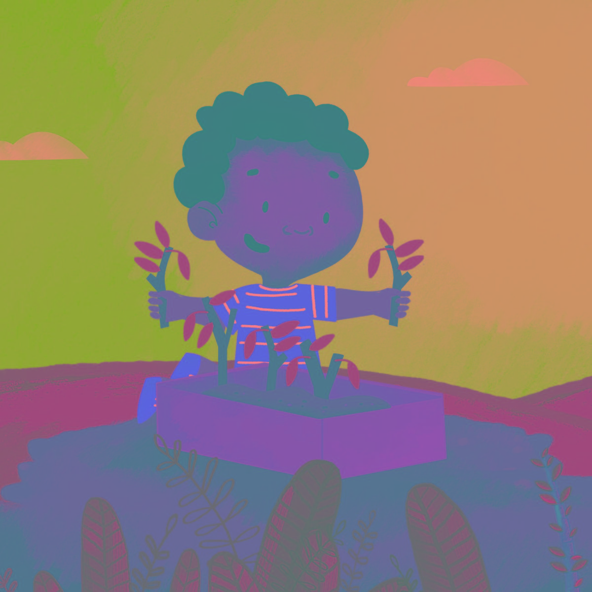 Truyện thai giáo tiếng Anh (Thai giáo ngoại ngữ): My Little Garden