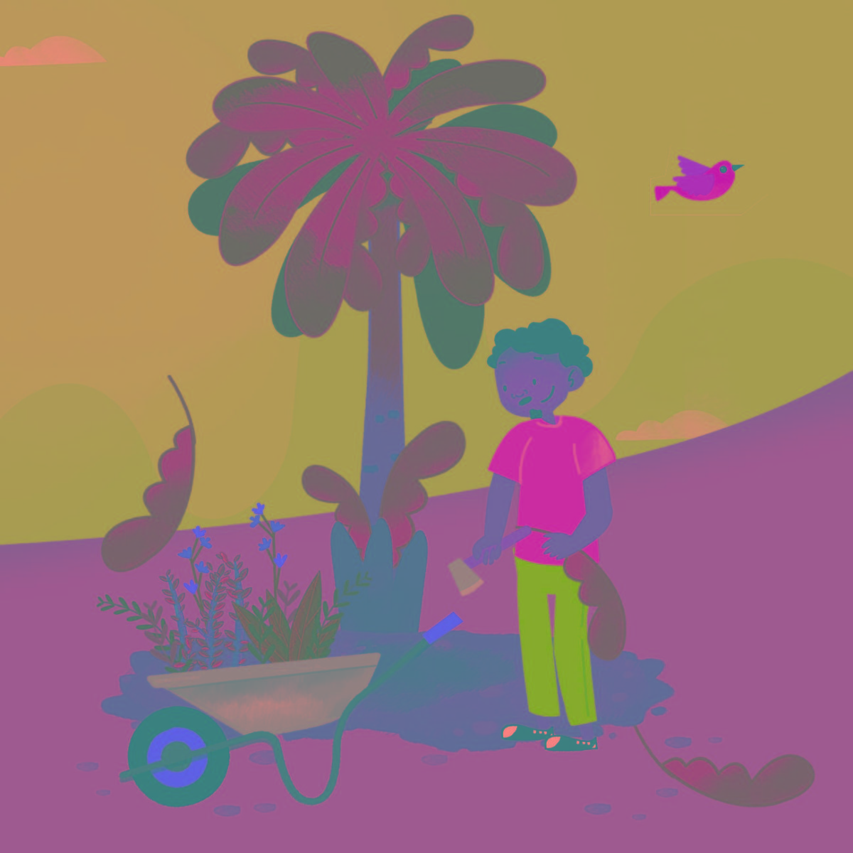 Truyện thai giáo tiếng Anh (Thai giáo ngoại ngữ): My Little Garden