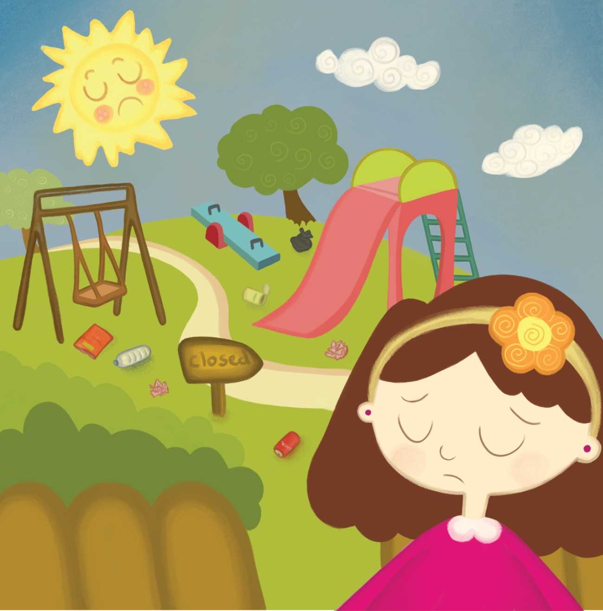 Truyện thai giáo tiếng Anh (Thai giáo ngoại ngữ): Little Luna’s Summer Vacation