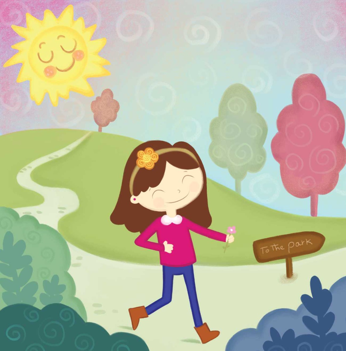 Truyện thai giáo tiếng Anh (Thai giáo ngoại ngữ): Little Luna’s Summer Vacation