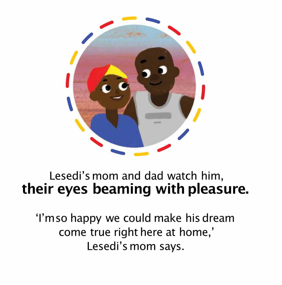 Truyện thai giáo tiếng Anh (Thai giáo ngoại ngữ): Lesedi’s Sandbox