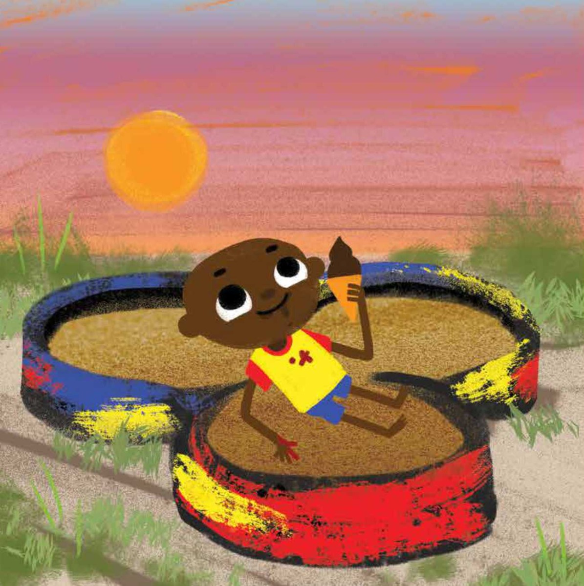 Truyện thai giáo tiếng Anh (Thai giáo ngoại ngữ): Lesedi’s Sandbox