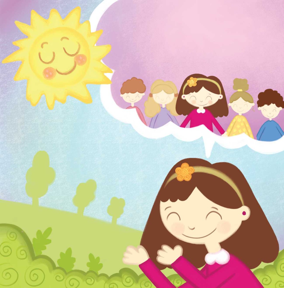 Truyện thai giáo tiếng Anh (Thai giáo ngoại ngữ): Little Luna’s Summer Vacation