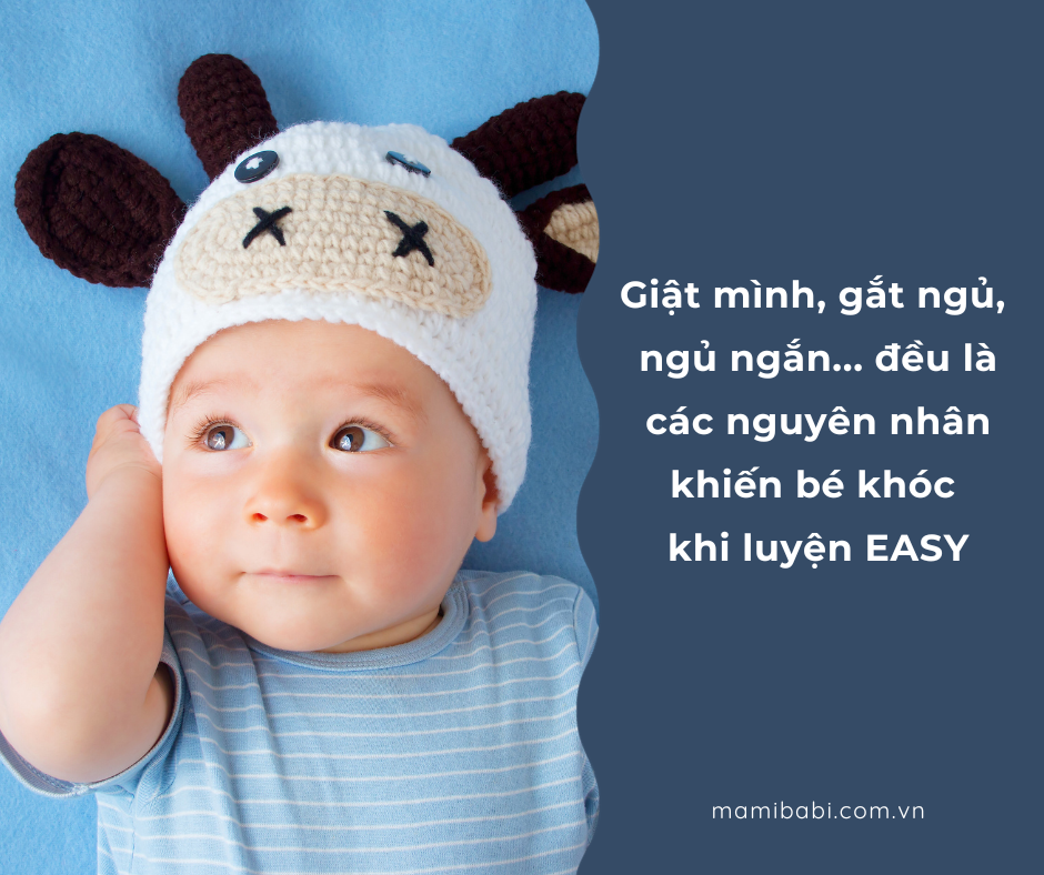 Luyện EASY con khóc: 3 nguyên nhân lớn và cách giải quyết