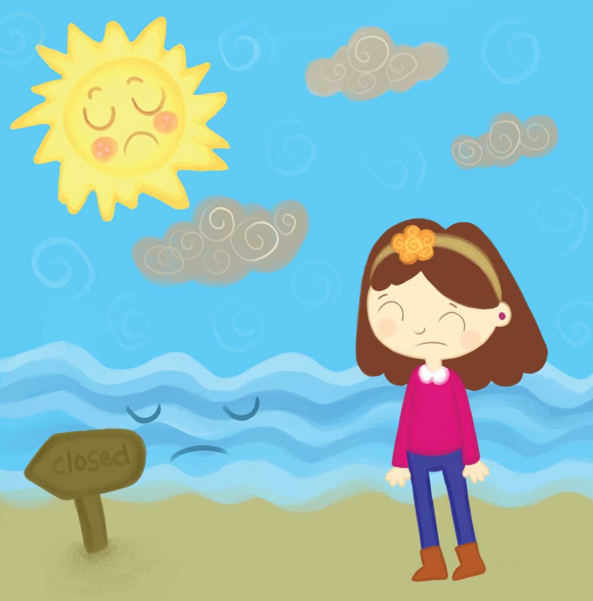 Truyện thai giáo tiếng Anh (Thai giáo ngoại ngữ): Little Luna’s Summer Vacation