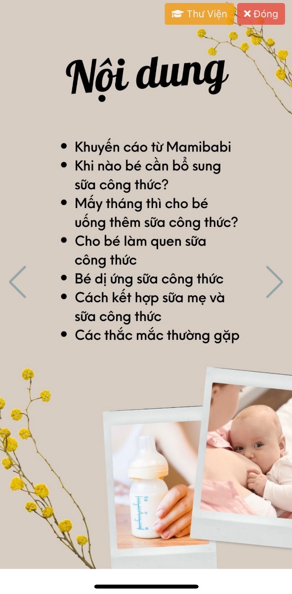 Dưới đây là cách kết hợp sữa mẹ và sữa công thức giúp bé bú hiệu quả và phát triển tốt nhất 
https://mamibabi.com.vn/interact/kethopsua 

Mamibabi khuyến cáo: Sữa mẹ là thức ăn tốt nhất cho bé trong giai đoạn 0-6 tháng tuổi. Mẹ nên ưu tiên cho bé bú mẹ hoàn toàn trong giai đoạn này. 

-------------------------------------

Mamibabi là ứng dụng thai giáo, luyện EASY và giáo dục sớm duy nhất tại Việt Nam được sáng lập bởi tác giả Phạm Ngọc Thắng – tác giả của cuốn sách “Rủ chồng thai giáo” với phương châm “chi phí tốt nhất – quyền lợi nhiều nhất”. Mẹ chỉ cần đăng ký tài khoản “VIP Mom trọn đời” giá 899,000đ và nhận được các quyền lợi sau: 

+ Được tư vấn 1:1 mọi câu hỏi về mang thai và nuôi con https://mamibabi.com.vn/community 
+ Học 80 khóa học ngắn về mang thai https://mamibabi.com.vn/khoa-hoc?mode=1
+ Học 40 khóa học ngắn về chăm sóc trẻ sơ sinh và nuôi con https://mamibabi.com.vn/khoa-hoc?mode=2