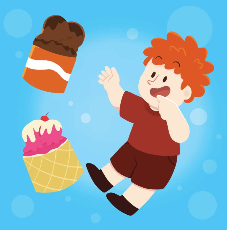 Truyện thai giáo tiếng Anh (Thai giáo ngoại ngữ): Ice Creams In Quark Land