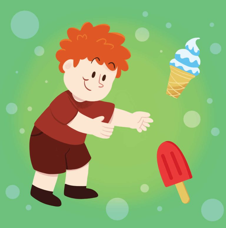 Truyện thai giáo tiếng Anh (Thai giáo ngoại ngữ): Ice Creams In Quark Land