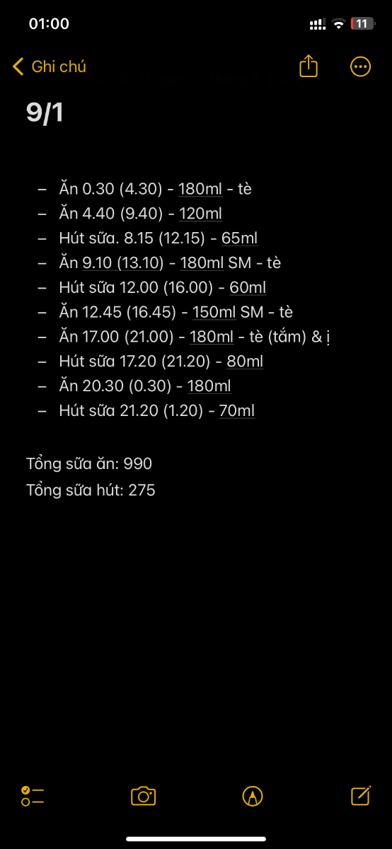 Bé trai nhà em hiện 5m16d theo thực sinh và 4m17d theo dự sinh.

Em gửi hình ảnh lịch sinh hoạt của bé.

Rất mong nhận dc tư vấn để cai ti đêm hiệu quả cho bé ạ.