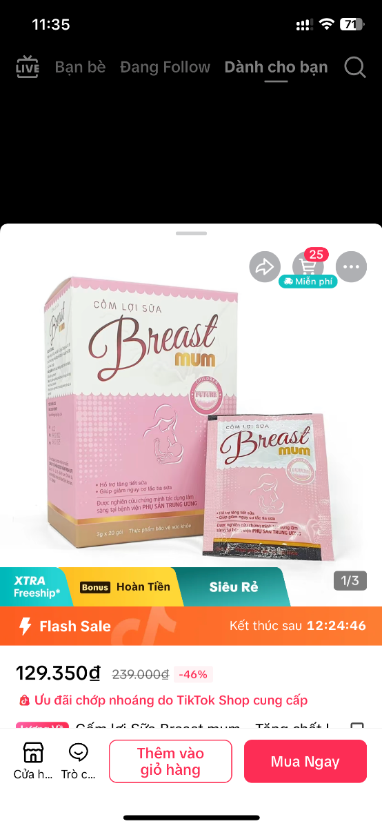 Cho e hỏi e sữa ít thì có nên dùng cốm lợi sữa để bổ sung không và nên dùng loại nào ạ. Em thấy nhiều  người PR rất nhiều về cốm lợi sữa Breast mum, nhưng k biết loại này có an toàn không? Mong nhận được sự tư vấn từ các chuyên gia ạ