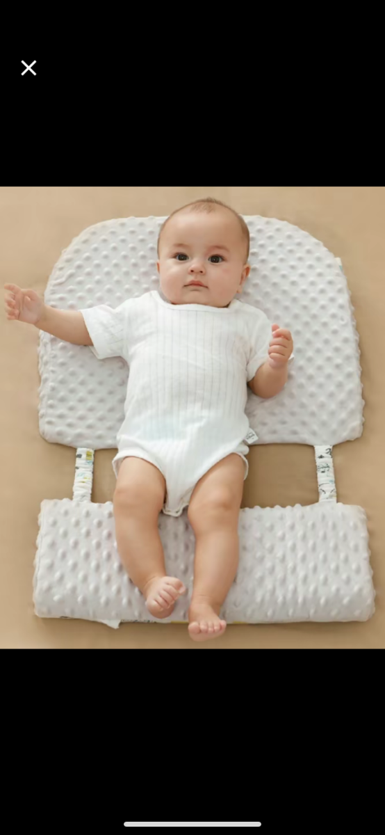 Bé ăn xong đã vỗ ợ nhưng vẫn bị ọc sữa, nôn trớ khi nằm xuống. Mình mua gối này cho bé nằm ngủ được không ạ