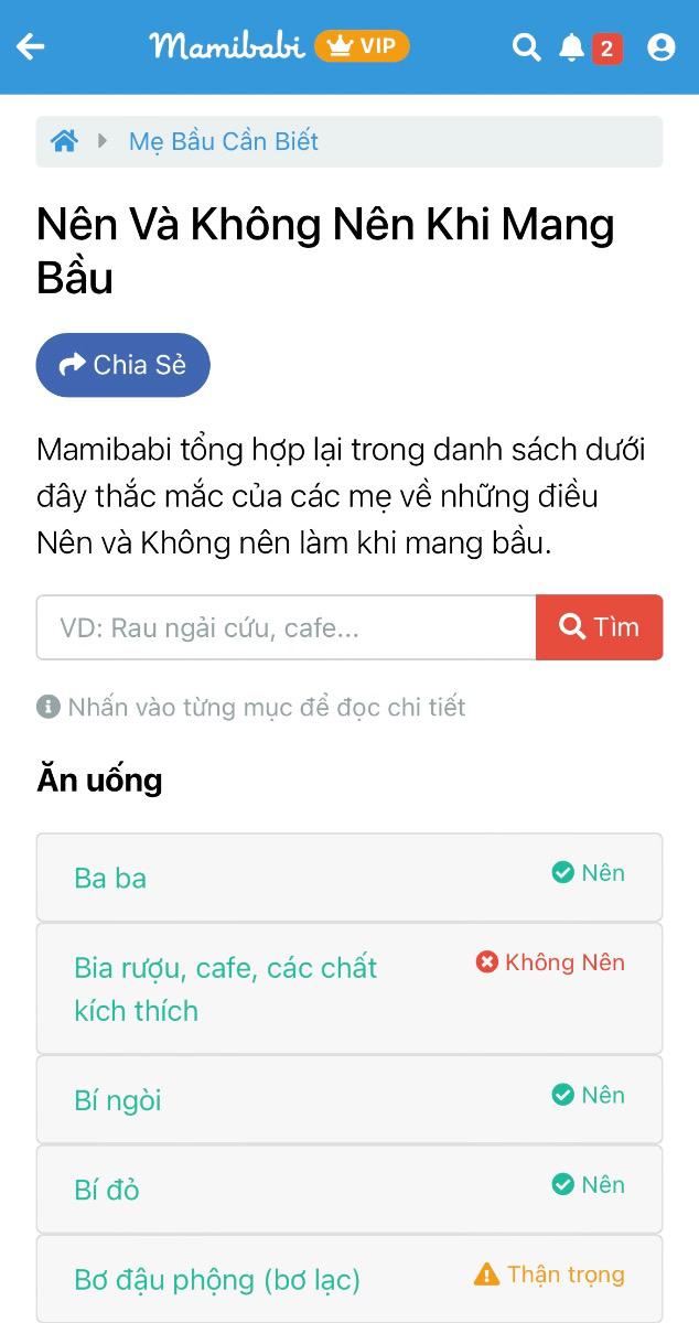 Khi mang thai, mẹ bầu nên ăn gì và tránh gì để đảm bảo an toàn cho cả mẹ và bé. Mọi thông tin đều có tại đây https://mamibabi.com.vn/nen-va-khong-nen-khi-mang-bau

Mamibabi cung cấp hơn 40 khoá học về mang thai giúp mẹ có một thai kỳ khoẻ mạnh và hạnh phúc. Tất cả các câu hỏi mẹ gửi tới đều sẽ được Mamibabi tư vấn trong vòng 24 giờ. Mẹ có thể xem chi tiết 40 khoá học tại đây https://mamibabi.com.vn/khoa-hoc?mode=1