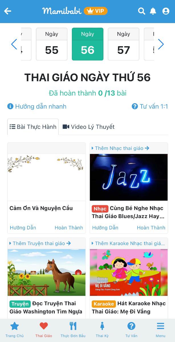 Mamibabi cung cấp cho mẹ hơn 3000 hoạt động thai giáo trong 9 tháng 10 ngày mang thai (mỗi ngày hơn 10 hoạt động), giúp bé phát triển khoẻ mạnh và thông minh ngay từ khi còn trong bụng mẹ. 

Tất cả nội dung đều được xây dựng bởi anh Phạm Ngọc Thắng - tác giả cuốn sách “Rủ chồng thai giáo” cùng đội ngũ của mình. Anh Thắng cũng chính là nhà sáng lập ứng dụng thai giáo Mamibabi - ứng dụng đã vinh dự được Google lựa chọn trong chương trình “Google for Startups”

Mẹ chỉ cần đăng ký tài khoản “VIP Mom trọn đời” với giá 899,000đ để nhận được tất cả các quyền lợi sau: 

+ Được tư vấn 1:1 mọi câu hỏi về mang thai và nuôi con https://mamibabi.com.vn/community 
+ Học 80 khóa học ngắn về mang thai https://mamibabi.com.vn/khoa-hoc?mode=1
+ Học 40 khóa học ngắn về chăm sóc trẻ sơ sinh và nuôi con https://mamibabi.com.vn/khoa-hoc?mode=2