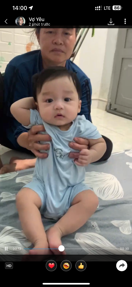 Hiện tại cháu được 5 tháng đầu cháu hơi nghiêng thì có phải bình thường ko. Nhờ mamibabi tư vấn hỗ trợ
Em cảm ơn