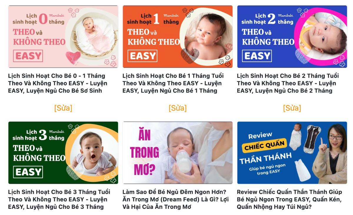 Mamibabi là giải pháp toàn diện giúp mẹ và bé vượt qua những đêm thức trắng vì "ngủ ngày cày đêm" và tạo nên thói quen ngủ khỏe mạnh cho bé. 

Được lựa chọn trong chương trình Google for Startups, Mamibabi đã và đang đồng hành cùng hàng ngàn mẹ bỉm sữa, đem đến giấc ngủ ngon và góp phần cải thiện sức khỏe tinh thần cho nhiều gia đình trong những năm qua.

Điểm đặc biệt của Mamibabi là tôn trọng hoàn toàn nhu cầu cá nhân của bé và xây dựng lịch ăn ngủ linh động, phù hợp với từng bé và hoàn cảnh gia đình. Ứng dụng sẽ hướng dẫn mẹ từng bước các kỹ thuật luyện ngủ khoa học, giúp bé ngủ sâu, hạn chế ngủ ngắn và tránh tình trạng ngủ chập chờn. 

Đến với Mamibabi, mọi câu hỏi của mẹ về bữa ăn, giấc ngủ, vận động và sức khỏe của con đều sẽ được giải đáp.

Mẹ có thể xem chuỗi khóa học luyện ngủ - luyện EASY của Mamibabi tại đây https://mamibabi.com.vn/khoa-hoc?mode=2&cate=2 

Mọi câu hỏi cần được hỗ trợ mẹ hãy gửi tại đây https://mamibabi.com.vn/community